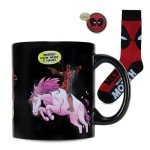 Deadpool Funny Mug Gift Set with Socks & Ornament