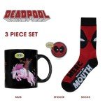 Deadpool Funny Mug Gift Set with Socks & Ornament