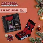 Deadpool Funny Mug Gift Set with Socks & Ornament