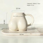 Funny Butt Mug - Cute 3D Coffee Cup