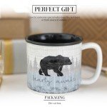 Bearly Awake Funny Coffee Mug - 17 Oz