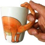 Cute Dinosaur Mug with Long Neck Handle