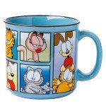 Garfield Grid Characters Fun Ceramic Coffee Mug
