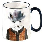 Quirky Animal Coffee Mugs Set of 6
