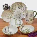 Fresh Herbs Fun Mug Set - 4 Colorful Mugs
