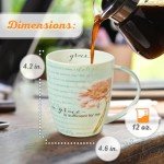 Pink Chrysanthemum Inspirational Coffee Mug for Women