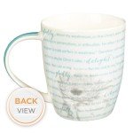 Pink Chrysanthemum Inspirational Coffee Mug for Women