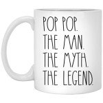 Pop Pop The Legend Coffee Mug - Fun Gift