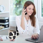 Funny Cow Print Mug with Spoon – 20 oz