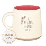 Floral Pink Mug: Sister Love Bible Verse