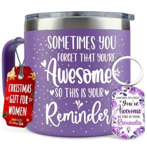 Purple Inspirational Coffee Mug for Her