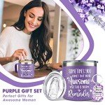 Purple Inspirational Coffee Mug for Her
