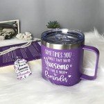 Purple Inspirational Coffee Mug for Her