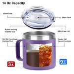 Purple Inspirational Coffee Mug for Her