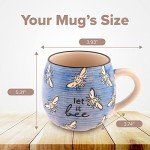 Cute Bee Mug - 16oz Coffee Cup