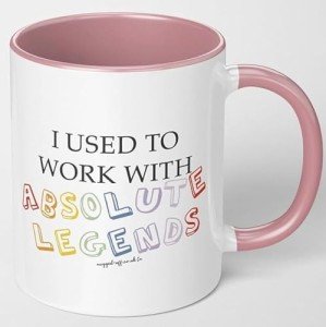 Funny Farewell Mug for Retirement or New Job