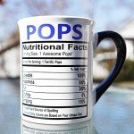 Funny Papa Pops Ceramic Coffee Mug - 16oz