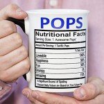 Funny Papa Pops Ceramic Coffee Mug - 16oz