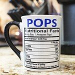 Funny Papa Pops Ceramic Coffee Mug - 16oz