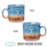 Funny Yellowstone Dutton Ranch Glazed Camper Mug 20oz