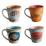 Funny Corona Mugs Set of 4 - Colorful Delights