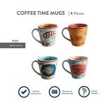 Funny Corona Mugs Set of 4 - Colorful Delights
