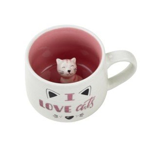 Adorable 3D Cat Mug - Perfect Funny Gift