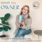 Dusty Blue Insulated Travel Coffee Mug 14 oz