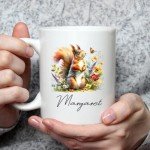 Personalized Squirrel Coffee Mug for Animal Lovers