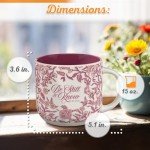 Be Still & Know Floral Coffee Mug - 15 oz