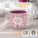 Be Still & Know Floral Coffee Mug - 15 oz