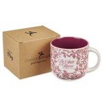 Be Still & Know Floral Coffee Mug - 15 oz