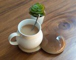 Cozy Cottagecore Coffee Mug with Lid