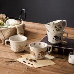 Quirky Animal Coffee Mugs - Set of 4