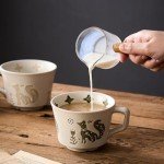 Quirky Animal Coffee Mugs - Set of 4