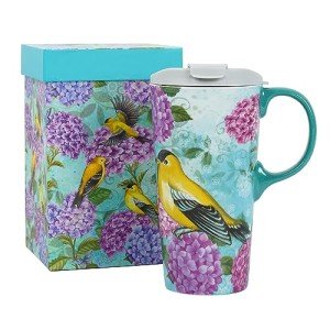 Hummingbird Funny Ceramic Coffee Mug - 17oz