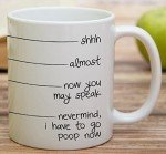 Retreez Funny Mug - shhh, almost, now you may speak, I have to go poop 11 Oz Ceramic Coffee Mugs - Funny, Sarcasm, Sarcastic, Inspirational birthday gifts for friends, coworkers, siblings, dad or mom