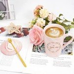 Maustic Christian Gifts for Women, You Are Inspirational Coffee Mugs, Religious Gifts, Inspirational Spiritual Birthday Gifts for Women Friends, Coffee Mug for Women with Bible Verse 14 Oz Pink