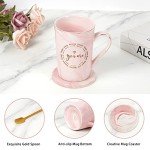 Maustic Christian Gifts for Women, You Are Inspirational Coffee Mugs, Religious Gifts, Inspirational Spiritual Birthday Gifts for Women Friends, Coffee Mug for Women with Bible Verse 14 Oz Pink