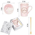 Maustic Christian Gifts for Women, You Are Inspirational Coffee Mugs, Religious Gifts, Inspirational Spiritual Birthday Gifts for Women Friends, Coffee Mug for Women with Bible Verse 14 Oz Pink