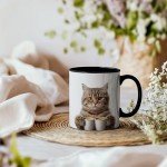"Once I'm Rich" Funny Coffee Mugs for Women - Ideal for Cat Lovers,Birthday Gift for Mom,Coffee Mug for Women Funny,Humorous Gift for Friends,Coffee Mugs for Men,Coffee Mug for Friends