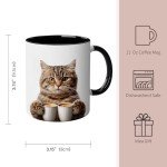 "Once I'm Rich" Funny Coffee Mugs for Women - Ideal for Cat Lovers,Birthday Gift for Mom,Coffee Mug for Women Funny,Humorous Gift for Friends,Coffee Mugs for Men,Coffee Mug for Friends
