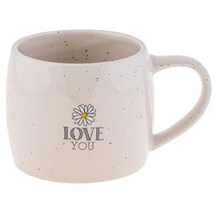 Karma Gifts Reese Ceramic Mug - 16-Ounce Coffee Cup - Cute Mugs for Women and Men - Bee