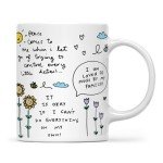 Gossby Mom Affirmation Coffee Mug - Mother's Day, Christmas, Birthday Gift For Mom - Positive Energy Gifts For Women - 11oz White Ceramic Cup