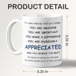 Joy Crafters Funny Coffee Mug For Men Women, Coworker Coffee Mug, Funny Mothers Day Gifts For Coworkers, Boss Mugs For Women Men, Best Boss Ever Mug, Funny Boss Coworker Teacher Ceramic Office Mugs