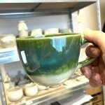 Jumbo Lightning Sweary Mug,Handmade Lightning glaze mug prank gift,unique Coffee Cups Gag Gift With Rude Words,For Coworker Friend Man Women (COFFEE SLUT)