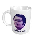 AZKSUN 11oz Ceramic mug,Jim Jones, Drink Up Mug, Serial Killers, Cult Leader Mug, Dark Humor Mug, Funny Coffee Mug