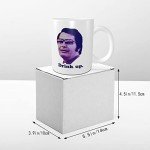 AZKSUN 11oz Ceramic mug,Jim Jones, Drink Up Mug, Serial Killers, Cult Leader Mug, Dark Humor Mug, Funny Coffee Mug