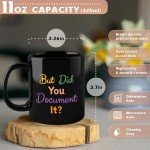 Silkwishes But Did You Document It the Office Mug 11Oz Funny Gifts for Coworker HR Gifts Funny Work Gifts for Women Men Funny Coffee Mug for HR Coworker Birthday Gifts Christmas Gifts for Coworkers