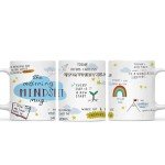 Gossby The Morning Mindset Mug - Inspirational Positive Affirmation Gift for Women, Best Friend, Coworker - Funny Birthday, Gift - Positive Affirmation 11oz Coffee Mug